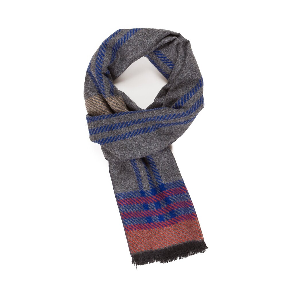 7465 Scarf Reversible Elegant Classic Cashmere Feel Scarves for Fall Winter